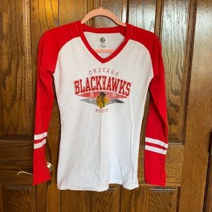 Chicago Blackhawks Long Sleeve Shirt Size Small